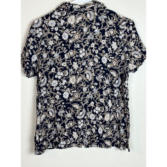 Jaclyn Smith Women's Blouse Color Floral  Size Large Sku 2449 - Picture 8 of 15